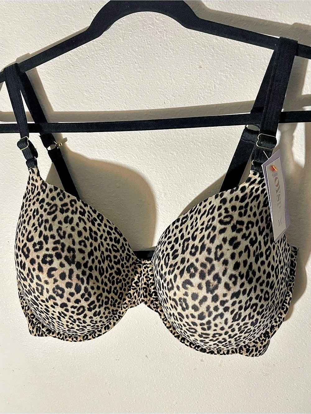 Joyspun Underwire T-Shirt Bra Leopard Print 42DD